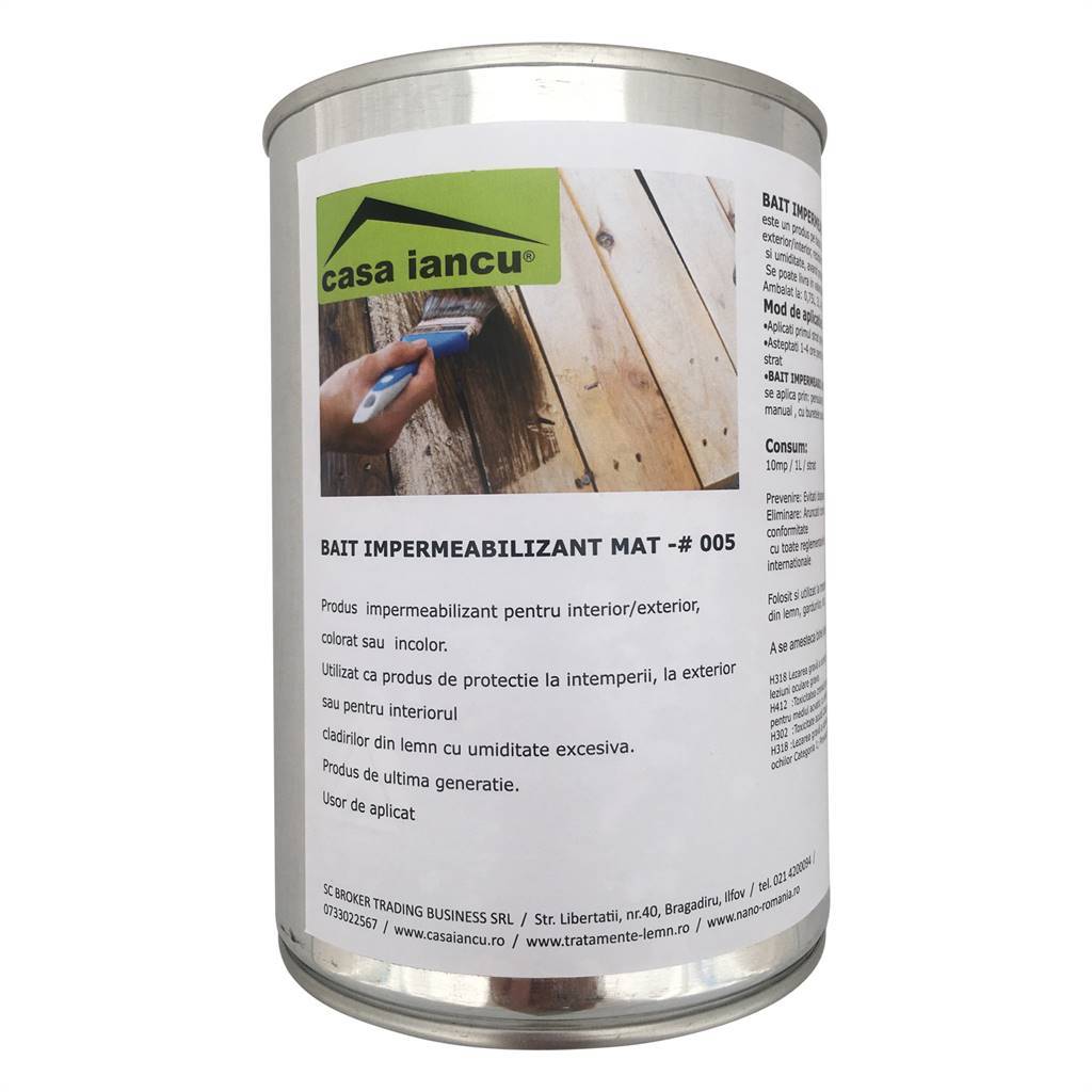 Imaginea Bait Impermeabilizant mat - Componenta B color, produs ecologic, pe baza de apa